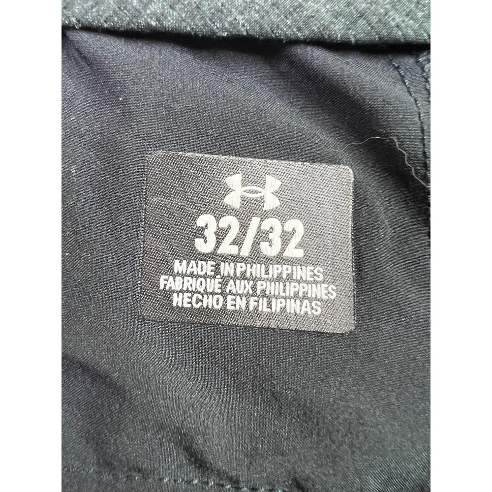 Under Armour Pants Mens 32x32 Gray Golf Vented Chino Performance Straight Leg - Picture 6 of 13